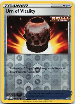 URN OF VITALITY 139/163 UNCOMMON BATTLE STYLES POKEMON REVERSE HOLO LP - Image 1
