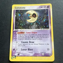 Pokemon Lunatone Cosmos Holo Sandstorm Rare Card 8/100 Near Mint / MINT - Image 2