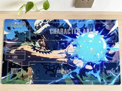 O-P Playmat Trafalgar Law CCG OPCG TCG Trading Card Game Mat Mouse Pad & Bag - Image 1