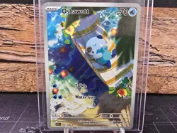 Pokemon TCG Oshawott 105/086 Sv: White Flare Illustration Rare Holo ENG NM+ - Image 1