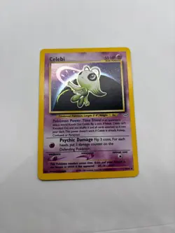 Celebi 3/64 Holo Rare Neo Revelation Pokemon Unlimited Holo NM - Image 2