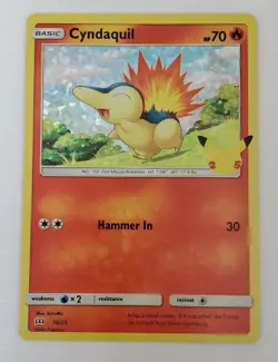Pokemon TCG Cyndaquil 10/25 HOLO McDonald 2021 Promo 25th Anniversary (MINT/NM) - Image 1