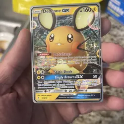 Pokemon Dedenne GX TCG Card 57/214 World Championships 2019 - Image 1