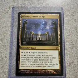 Nykthos, Shrine to Nyx - Theros | MTG Card LP Rare EDH Commander SHIPS FAST - Image 1