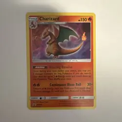 Pokemon TCG Charizard SM226 Promo Holo Stage 2 150 HP Continuous Blaze Ball - Image 1