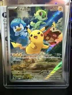 The Pokemon Company Pikachu 027 SVP Scarlet & Violet Promo Holo English 60HP - Image 1
