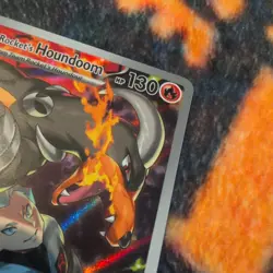Pokemon TCG Team Rocket's Houndoom Illustration Rare Destined Rivals 191/182 LP - Image 4