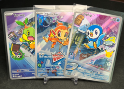 2026 Pokemon TCG First Partner Series 1 Turtwig, Chimchar, Piplup 40, 41, 42. NM - Image 1