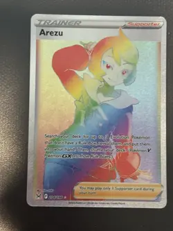 Pokemon Arezu (Secret) Secret Rare SWSH11: Lost Origin 204/196 NM - Image 1