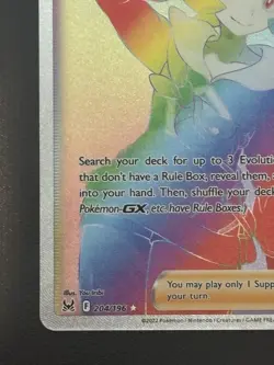 Pokemon Arezu (Secret) Secret Rare SWSH11: Lost Origin 204/196 NM - Image 5