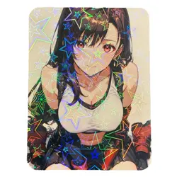 Custom Tifa Lockhart x Aerith • Goddess Story / Final Fantasy VII Card (Anime) - Image 3