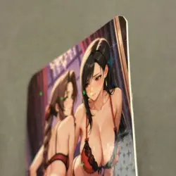 Custom Tifa Lockhart x Aerith • Goddess Story / Final Fantasy VII Card (Anime) - Image 5