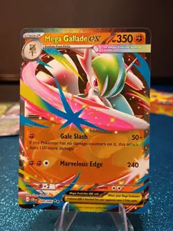 Pokemon Chaos Rising Mega Gallade ex Double Rare 048/086 English - Image 2