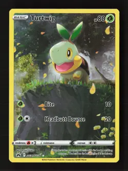 Turtwig GG31/GG70 Holo Crown Zenith Galarian Gallery Pokemon NM - Image 1
