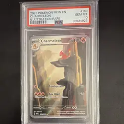 Pokemon Charmeleon 169/165 SV151 Illustration Rare Holo PSA 10 - Image 1