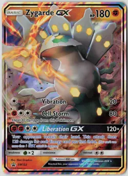 Zygarde GX - SM122 JUMBO Holo Promo Sun & Moon Promo Pokemon NM - Image 1