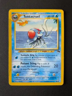 Pokemon Tentacruel 10/18 Southern Islands Promo TCG - Image 2