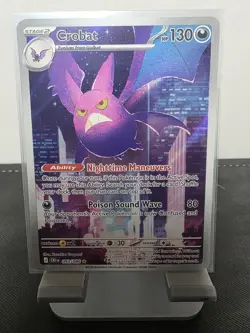 Pokemon Crobat Chaos Rising Illustration Rare 093/086 - Image 1