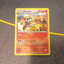 Pokemon TCG Furious Fists Blaziken 14/111 Holo 140 HP Eng - Image 1