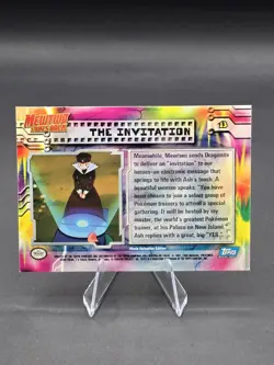 Topps Pokemon Mewtwo Strikes Back The Invitation #13 Foil Movie Edition 1998 - Image 2