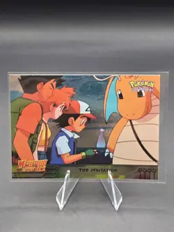 Topps Pokemon Mewtwo Strikes Back The Invitation #13 Foil Movie Edition 1998 - Image 3