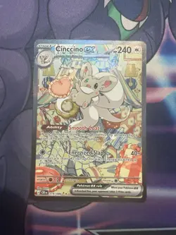 Pokemon TCG Chaos Rising Cinccino ex Special Illustration Rare 119/086 NM - Image 1