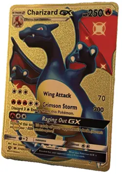 Pokemon Charizard GX Full Art Holo SV49/SV94 Hidden Fates Shiny Vault HP250 EN - Image 1