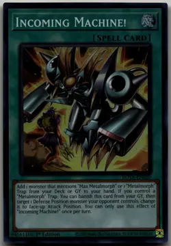 Incoming Machine! Super Rare Rage of the Abyss ROTA-EN050 LP - Image 1
