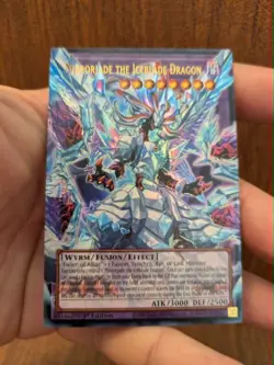 🔥 Mirrorjade the Iceblade Dragon Extended Art RA05-EN148 Ultra Rare YuGiOh 🔥 - Image 1