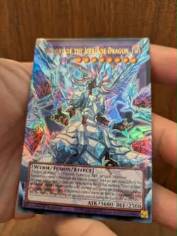 🔥 Mirrorjade the Iceblade Dragon Extended Art RA05-EN148 Ultra Rare YuGiOh 🔥 - Image 3