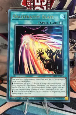 Obliterate!!! Blaze MP25-EN225 2025 Mega-Pack 1st Ed. Yugioh! NM - Image 1