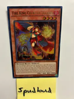 Fire King Courtier Ulcanix Ultra Rare MP25-EN262 NM 1st Ed Yu-Gi-Oh! - Image 1