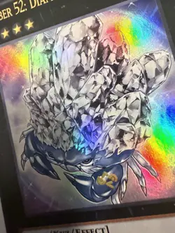 Number 52: Diamond Crab King YZ06-EN001 Ultra Rare Limited Edition - NM - Image 3