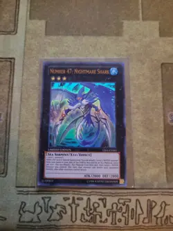 YUGIOH NUMBER 47: NIGHTMARE SHARK YZ04-EN001 ULTRA LIMITED ED NM/VLP PROMO - Image 1