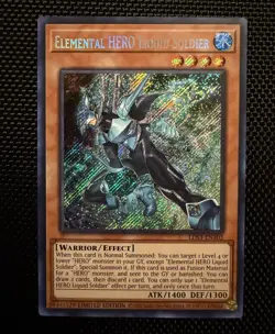Yu-Gi-Oh! TCG Konami Liquid Soldier LDS3-EN103 Secret Rare LE 1400/1300 - Image 1