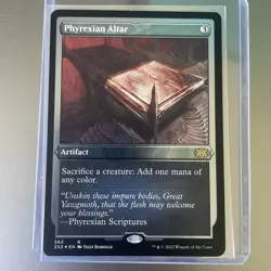 MtG Magic Phyrexian Altar Foil Etched Rare 2X2 #563 Double Masters 2022 x1 - Image 1