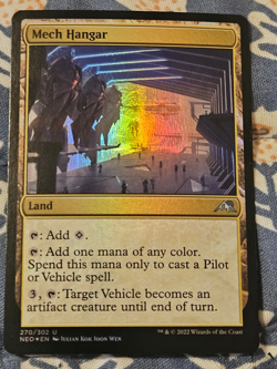 Mech Hangar FOIL Kamigawa Neon Dynasty NEO Magic MTG - Image 1