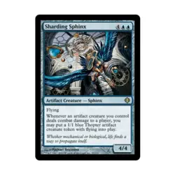 WOTC MtG Shards of Alara Sharding Sphinx (R) (Foil) EX - Image 1