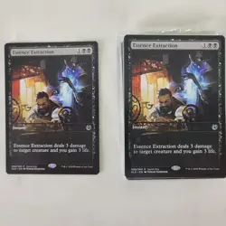 2x MTG Full Art Essence Extraction Game Day Promo NM Near Mint - Image 1