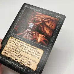 Gate to Phyrexia Signed by Sandra Everingham MTG Antiquities Auto - Image 3