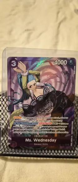 Ms. Wednesday SR AA Alt EB01-034 Eng One Piece TCG - Image 1