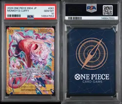 2026 ONE PIECE ADVENTURE ON KAMI'S ISLAND #EB04-061 JP MONKEY.D.LUFFY SR PSA 10 - Image 1