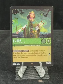 Disney Lorcana-Wilds Unknown-Elinor-Renowned Diplomat-#86-Cold Foil-M/NM - Image 1
