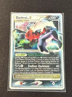Pokemon TCG Darkrai LV.X Ultra Rare Card 104/106 Great Encounters - Image 1