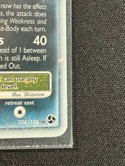 Pokemon TCG Darkrai LV.X Ultra Rare Card 104/106 Great Encounters - Image 3