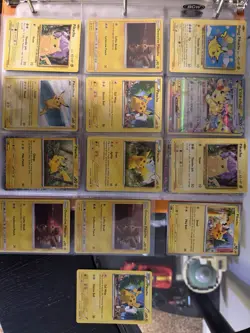Pokemon TCG Pikachu Card Lot (13 Cards) - Flying Pikachu, Detective, EX & More! - Image 1