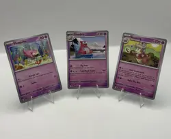 Lot of 3 Pokemon Cards- Slowpoke/Slowbro/Slowking - Image 1