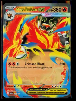 Mega Emboar ex Holo Promo Jumbo Cards 035 NM - Image 1