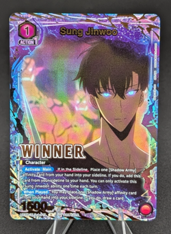 Union Arena Sung Jinwoo UEPR/SLG-1-019 - (UEPR) Winner Card - Image 1