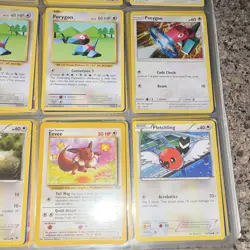 Pokemon TCG 1st Edition Mixed Card Lot w/ Binder Pages Pikachu Eevee 2000 - Image 3